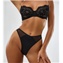 Комплект нижньої білизни Lux Ajour 815 чорно-бежевий 815 чорно-бежевий  фото - Luxbikini