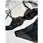 Комплект нижньої білизни Lux Ajour 296 чорно-бежевий 296 чорно-бежевий  фото - Luxbikini