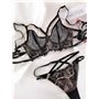Комплект нижньої білизни Lux Ajour 2233 Чорний 2233 черный  фото - Luxbikini
