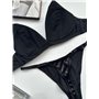 Комплект нижньої білизни Lux Ajour 9503 чорний 9503 чорний  фото - Luxbikini