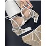Комплект нижньої білизни Mandhari 21039 Біло-бежевий 21039 білий  фото - Luxbikini