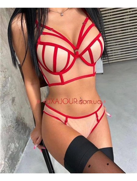Комплект нижньої білизни Kaurs Laurel 9019 червоний 9019 червоний  фото - Luxbikini