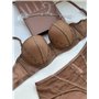 Комплект нижньої білизни Cencka Flower 9931 мокко 9931 моко  фото - Luxbikini