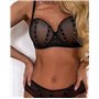Комплект нижньої білизни Cencka Flower 9931 чорний 9931 чорний  фото - Luxbikini
