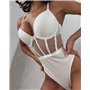 Боді Rose Notturno 876 білий 876 білий  фото - Luxbikini