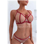 Комплект нижньої білизни Lux Ajour 862 бордо 862 бордо  фото - Luxbikini