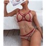 Комплект нижньої білизни Lux Ajour 862 бордо 862 бордо  фото - Luxbikini