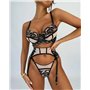 Комплект нижньої білизни Lux Ajour 1195 чорний 1195 Чорний  фото - Luxbikini