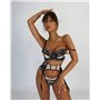 Комплект нижньої білизни Lux Ajour 1195 чорний 1195 Чорний  фото - Luxbikini