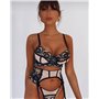 Комплект нижньої білизни Lux Ajour 1195 чорний 1195 Чорний  фото - Luxbikini