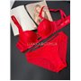 Комплект нижньої білизни Lux Ajour 8002 червоний 8002 червоний  фото - Luxbikini
