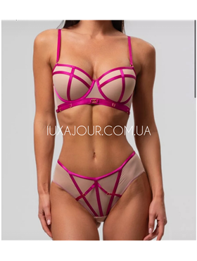 Комплект нижньої білизни Cencka Flower 9915 фуксія 9915 фуксія  фото - Luxbikini