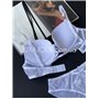 Комплект нижньої білизни Mandhari 21022 білий 21022 білий  фото - Luxbikini
