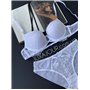 Комплект нижньої білизни Mandhari 21022 білий 21022 білий  фото - Luxbikini