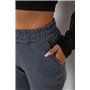 Спортивні штани жіночі на флісі, колір сірий, 238R57012 238R57012 AGER фото - Luxbikini