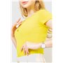 Футболка жіноча, колір жовтий, 204R024 204R024 AGER фото - Luxbikini