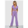 Костюм жіночий в рубчик, колір бузковий, 247R10789 247R10789 AGER фото - Luxbikini