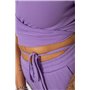 Костюм жіночий в рубчик, колір бузковий, 247R10789 247R10789 AGER фото - Luxbikini