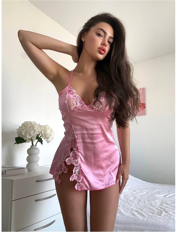 Сорочка рожева DO3787 DO3787  фото - Luxbikini