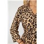 Сукня софт на ґудзиках з принтом, колір мокко, 230R117 230R117 AGER фото - Luxbikini