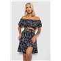 Костюм жіночий з принтом, колір чорно-білий, 230R1005 230R1005 AGER фото - Luxbikini