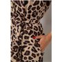 Сукня софт на ґудзиках з принтом, колір мокко, 230R117 230R117 AGER фото - Luxbikini