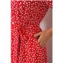 Сукня софт з принтом, колір пудровий, 230R0032-1 230R0032-1 AGER фото - Luxbikini