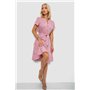 Сукня софт з принтом, колір рожевий, 230R1016 230R1016 AGER фото - Luxbikini