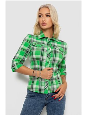Сорочка жіноча в смужку 230R064-2, колір Зелений 230R063-10 AGER фото - Luxbikini