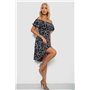 Сукня софт з принтом, колір чорний, 230R1010-5 230R1010-5 AGER фото - Luxbikini