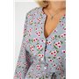 Сукня софт з принтом, колір блакитний, 230R0032-5 230R0032-5 AGER фото - Luxbikini