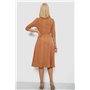 Сукня софт з принтом, колір бежевий, 230R1011-5 230R1011-5 AGER фото - Luxbikini
