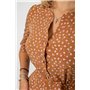 Сукня софт з принтом, колір бежевий, 230R1011-5 230R1011-5 AGER фото - Luxbikini