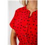 Сукня софт з принтом, колір червоно-білий, 230R1011-10 230R1011-10 AGER фото - Luxbikini