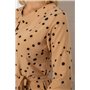 Сукня софт з принтом у горох, колір синій, 230R1011-6 230R1011-6 AGER фото - Luxbikini