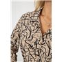 Сукня софт на ґудзиках з принтом, колір мокко, 230R117 230R117 AGER фото - Luxbikini