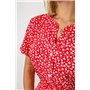 Сукня софт з принтом, колір червоно-білий, 230R1011-10 230R1011-10 AGER фото - Luxbikini