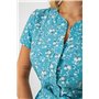 Сукня софт з принтом, колір блакитний, 230R1111 230R1111 AGER фото - Luxbikini