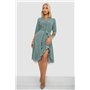 Сукня софт з принтом, колір бежевий, 230R1011-5 230R1011-5 AGER фото - Luxbikini