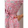 Сукня софт з принтом, колір пудровий, 230R0032-1 230R0032-1 AGER фото - Luxbikini