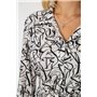 Сукня софт на ґудзиках з принтом, колір мокко, 230R117 230R117 AGER фото - Luxbikini