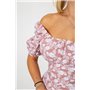 Сукня софт з принтом 230R01005, колір пудровий, 230R0105 230R0105 AGER фото - Luxbikini