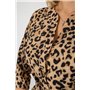 Сукня софт з принтом, колір бежевий, 230R1011-7 230R1011-7 AGER фото - Luxbikini