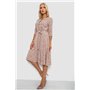Сукня софт з принтом, колір бежевий, 230R1011-5 230R1011-5 AGER фото - Luxbikini