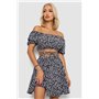 Костюм жіночий з принтом, колір чорно-білий, 230R1005 230R1005 AGER фото - Luxbikini