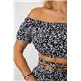 Костюм жіночий з принтом, колір чорно-білий, 230R1005 230R1005 AGER фото - Luxbikini