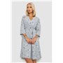 Сукня софт з принтом, колір блакитний, 230R0032-5 230R0032-5 AGER фото - Luxbikini