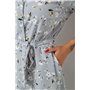 Сукня софт з принтом, колір блакитний, 230R0032-5 230R0032-5 AGER фото - Luxbikini