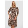 Сукня софт з принтом, колір бежевий, 230R1011-7 230R1011-7 AGER фото - Luxbikini