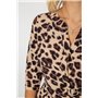 Сукня софт з принтом, колір бежевий, 230R1011-7 230R1011-7 AGER фото - Luxbikini